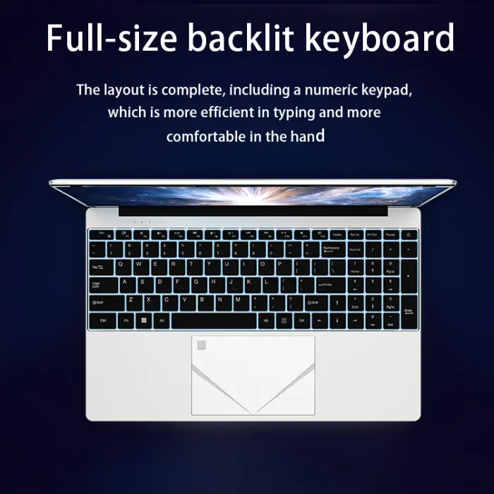 Intel Celeron N5095 15.6" IPS 1920x1080 60Hz Business Laptop 16GB DDR 512GB SSD Windows 11 English New 2.0GHz 1-Year — image 6