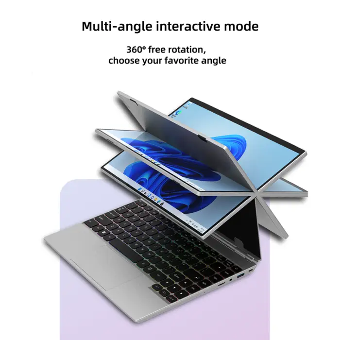 New High Quality 14.1-Inch Intel N95 Quad-Core 3.4GHz 16GB RAM 2TB SSD 1920x1200 Display Windows 11 Touchscreen Business English — image 6