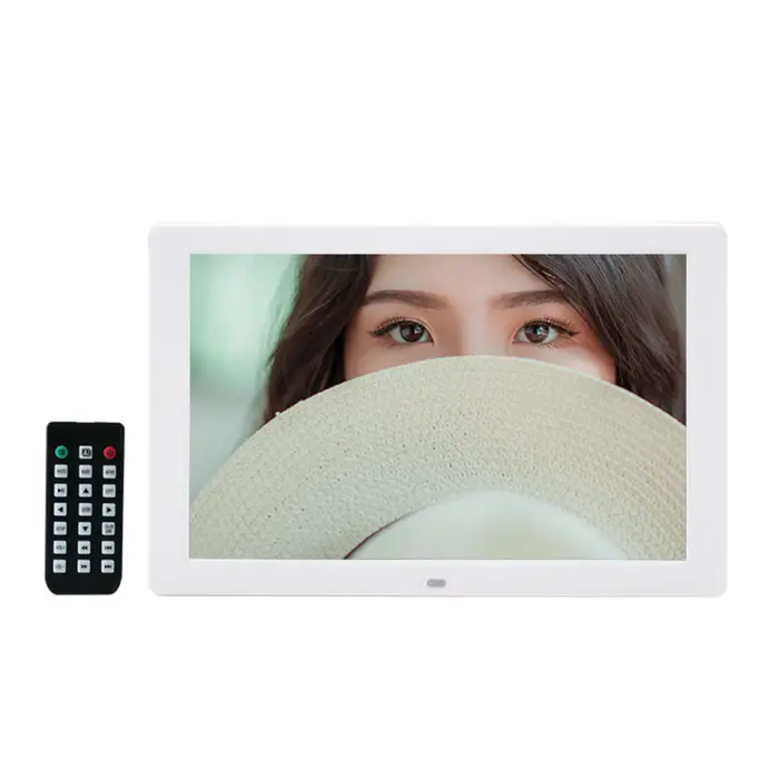 12.1 Inch HD 1280x800 LED Display Smart Digital Photo Frame with Back-light MP3 AVI Clock Features for Album & Music Display US — image 5