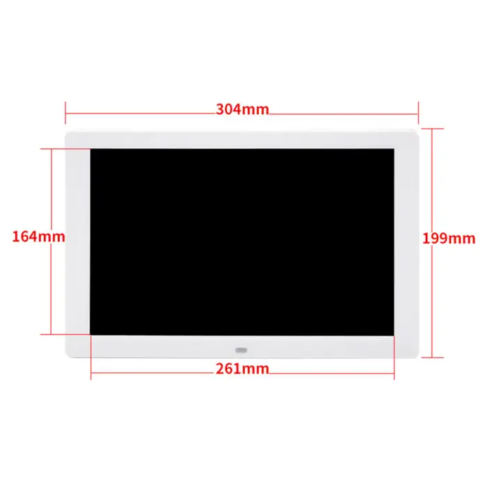 12.1 Inch HD 1280x800 LED Display Smart Digital Photo Frame with Back-light MP3 AVI Clock Features for Album & Music Display US — image 6
