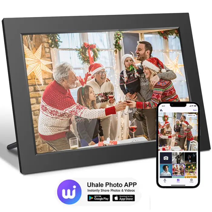 4 Inch 32G WiFi MP3 Digital Photo Frame HD IPS Touch-Screen Auto Rotation 1280x800 Photo Video Playback Acrylic Display APP — image 4