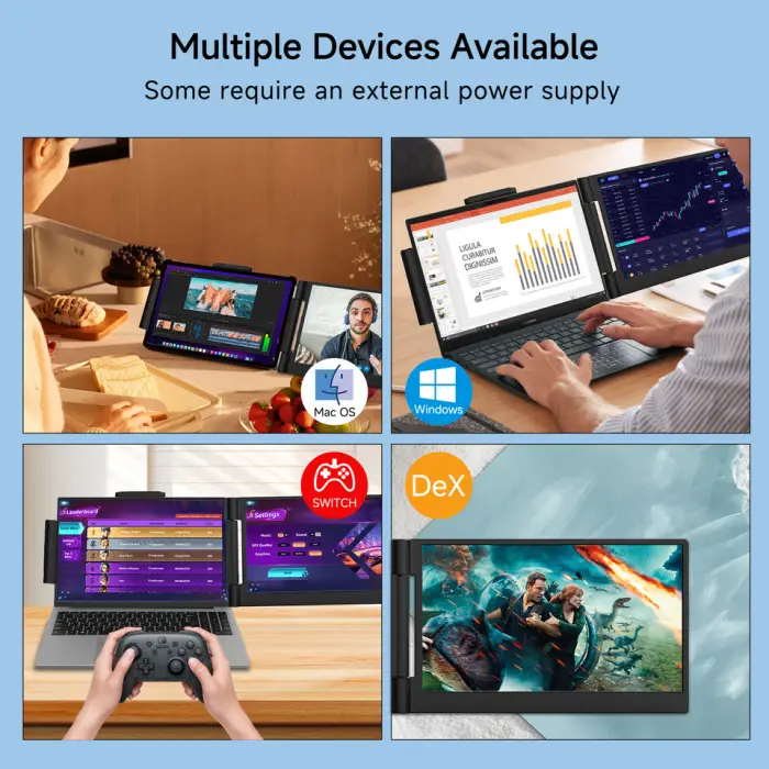 14.1-Inch Single-Screen Rotatable IPS WLED Full HD 60Hz Portable Notebook Expansion Display OEM/OD Support Large Quantity — image 4