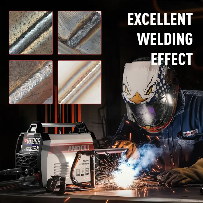 ANDELI Semi-automatic MIG Welding Machine Lift TIG MMA MIG 3 in 1 Gasless Synergy MIG Welders Inverter Soldering Welder — image 6