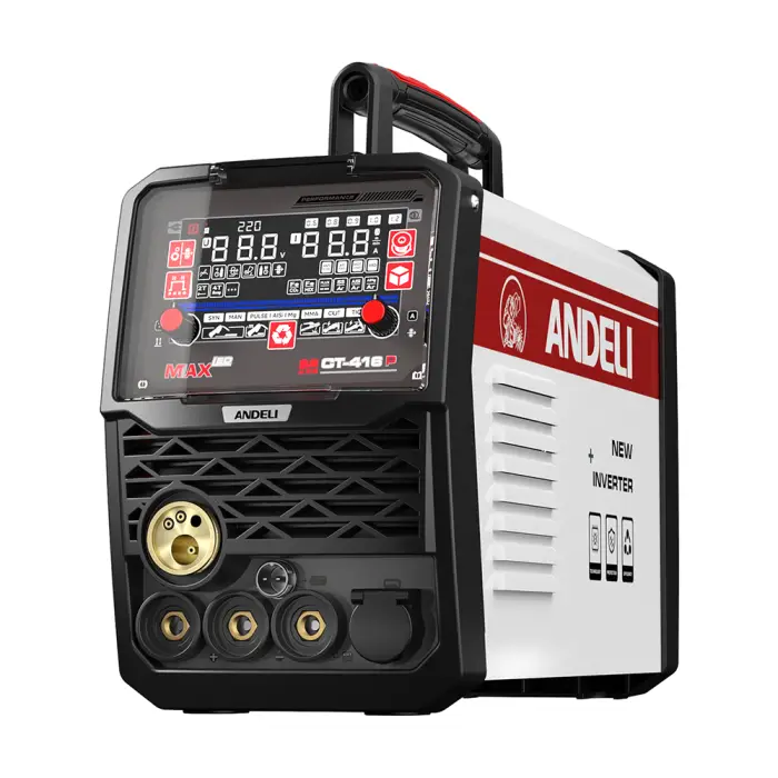 ANDELI 6 in 1 MIG Welding Machine with Pulse MIG/HF TIG/CUT/Stick Aluminum MIG Welder Semi-automatic Gas/Gasless Welding — image 7