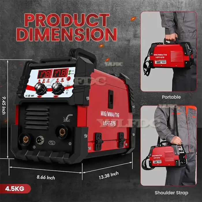 MIG MMA Welding Machine Non-Gas Manual Electric Welders 220V Carbon Dioxide Protection Welding Equipment Portable Welders — image 3