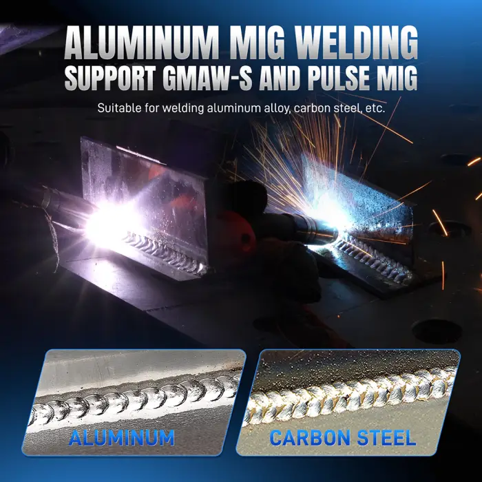 ANDELI 8 in 1 Aluminum Welding Machine MIG Pulse/TIG/Stick/CUT/Clean/Cold/Spot Semi-automatic Welding Gas/Gasless MIG Welder — image 5