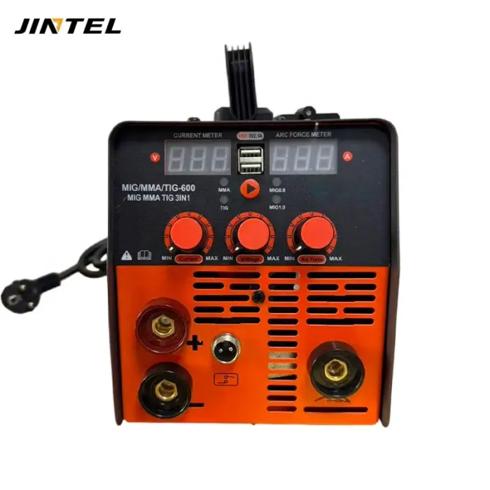 MIG-600 No Gas Welder Flux Cored MIG /Tig/Arc Welder 220V Portable Gasless Mig Welding Machine Welder 3 in 1 Mig Mma Tig — image 4