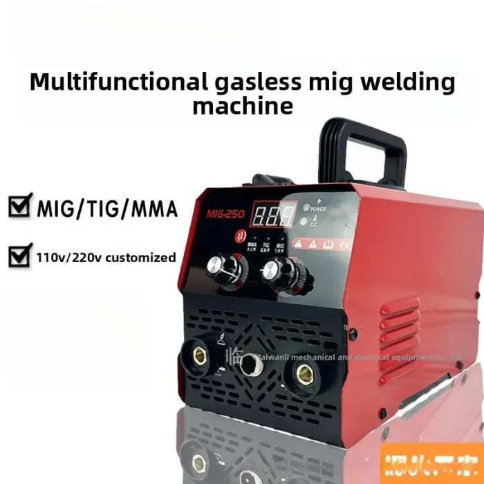 MIG-250 Household Gasless CO2 Welder, Manual Welding, Gas Shielded Welding, TIG Welder, Multifunction All-in-One Welding Machine — image 3