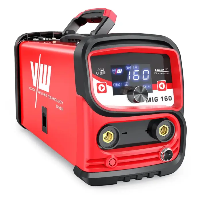 VECTOR WELDING MIG Gasless Welding Machine 2-in-1 MMA Welder Flux Core IGBT Inverter Portable Hot Start For Home Working MIG160D — image 4