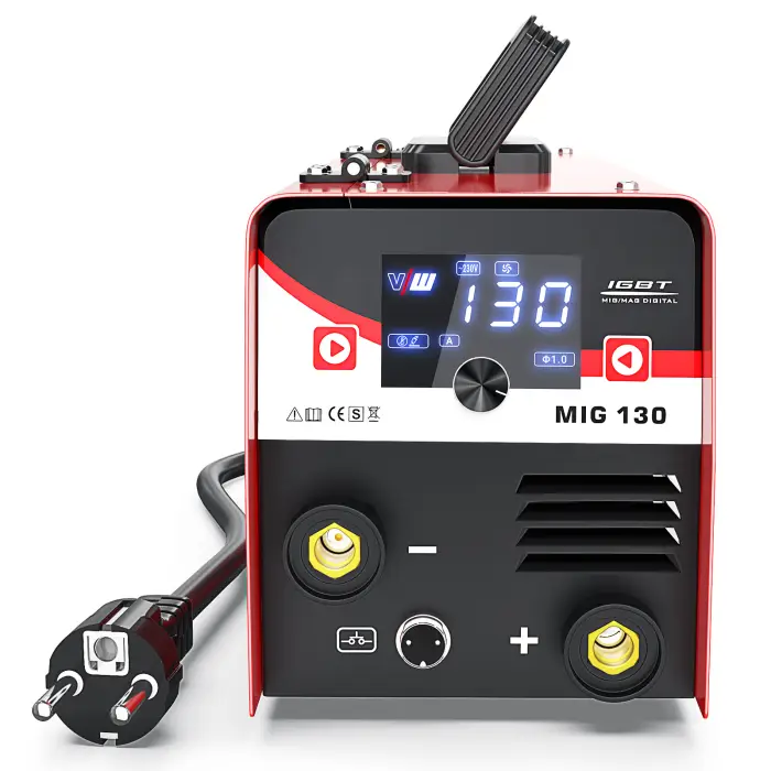 Vector 2 In 1 MIG130D Welding Machine MMA Gasless Stick IGBT Inverter Portable Welder 4T 220V Stainless Steel Welding Welders — image 3