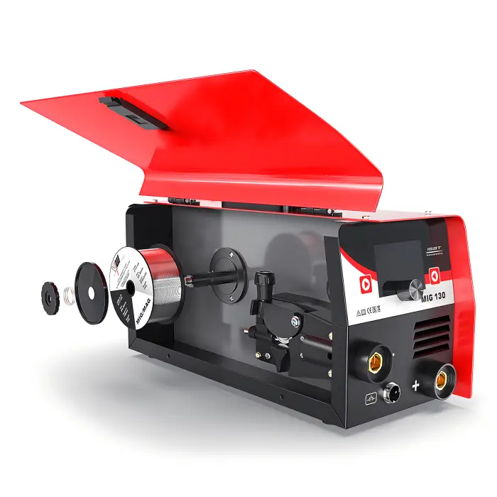 Vector 2 In 1 MIG130D Welding Machine MMA Gasless Stick IGBT Inverter Portable Welder 4T 220V Stainless Steel Welding Welders — image 4