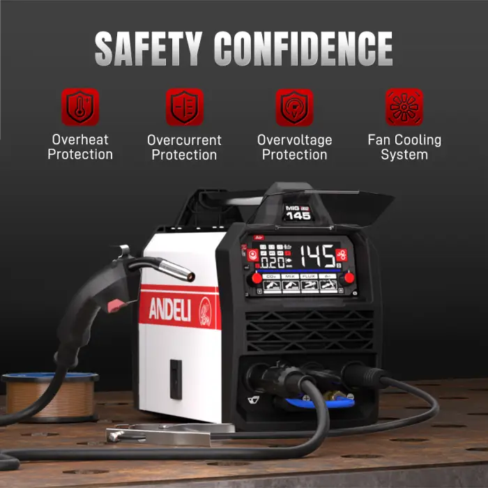 10V/220V MIG-145 MMA TIG Flux and Gas MIG Aluminium Welder — image 5