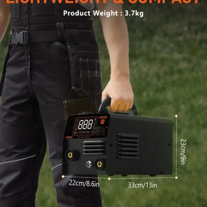 3in1 Synergic Control MIG Welder Machine Gasless MIG/Stick/Lift TIG Intelligent Welding Machine Portable Inverter — image 6