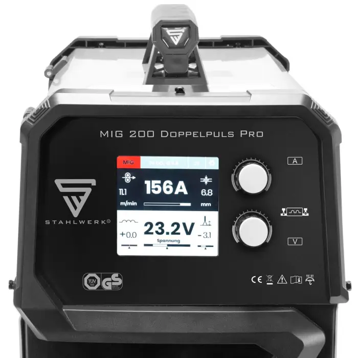 Stahlwerk MIG200 Heavy-Duty IGBT Welder 200A Double Pulse Aluminum MIG TIG MMA 220V New LCD Display Welding Machine — image 2