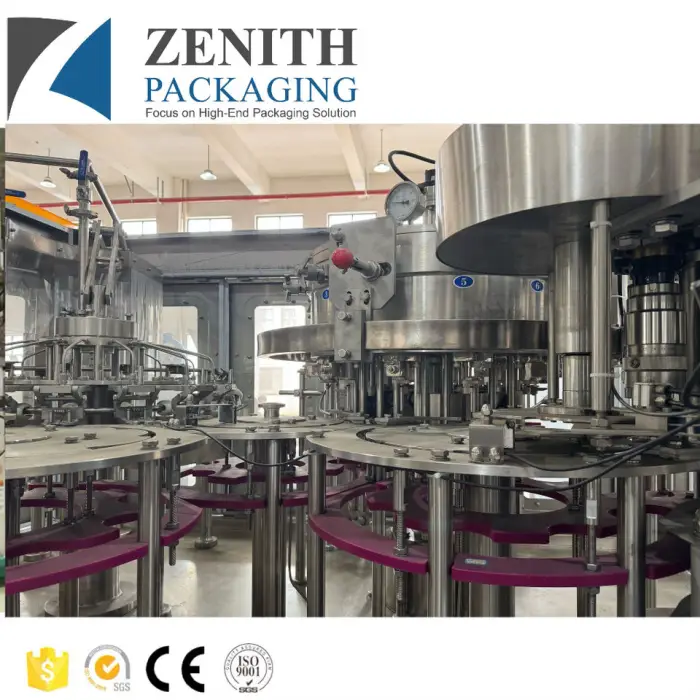 Fully Automatic  Can Filling Machine / Isopressure Filling and Sealing Machine — image 4