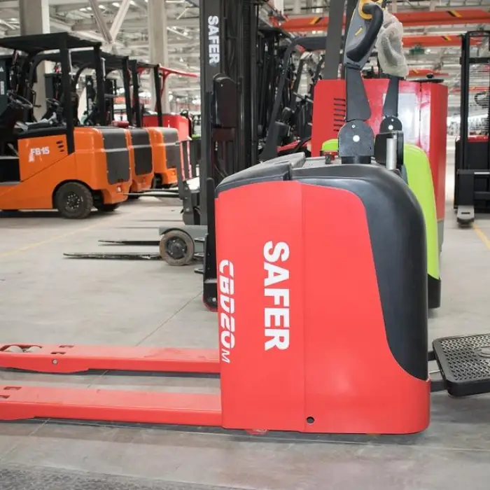 Super Quality 2Ton - 10Ton Full Electric Powered Ride on Type Pallet Truck Mover With Eps Steering — image 3