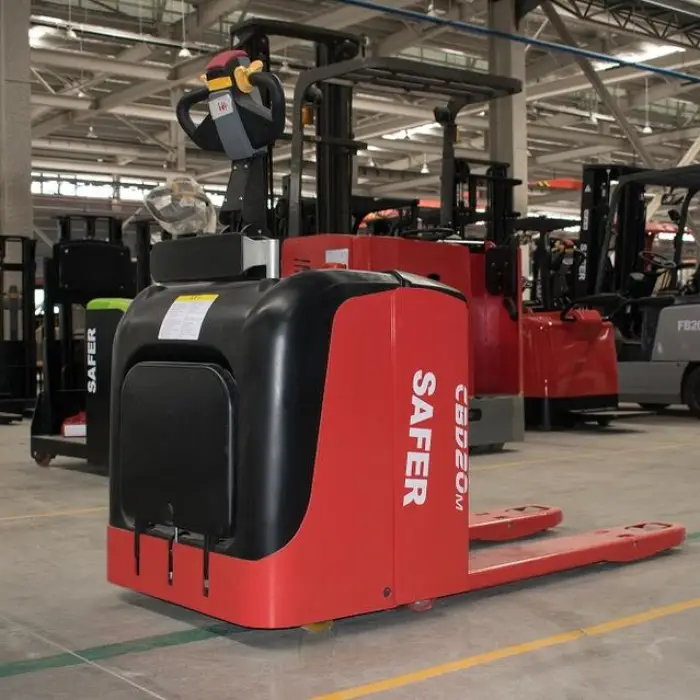 Super Quality 2Ton - 10Ton Full Electric Powered Ride on Type Pallet Truck Mover With Eps Steering — image 5