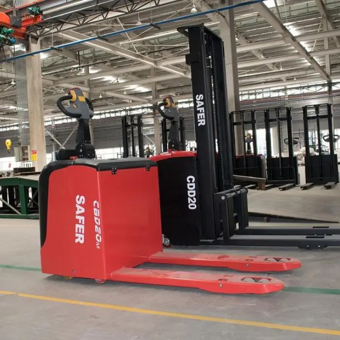 Super Quality 2Ton - 10Ton Full Electric Powered Ride on Type Pallet Truck Mover With Eps Steering — image 7