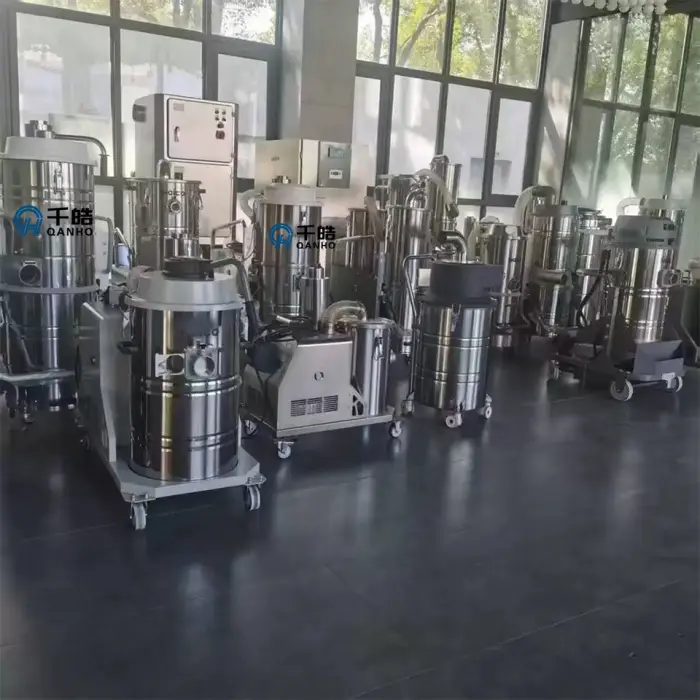 2200W Electric Industrial 380V Stainless Steel Large Professional Vacuum Cleaner Dust Metal Chips 100L Workshop Warehouse — image 4