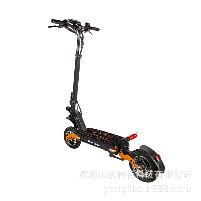 Adult 48V High-power Folding Electric Scooter Самокат Электрический Взрослый Long-range Trottinette Electric Scooter — image 3