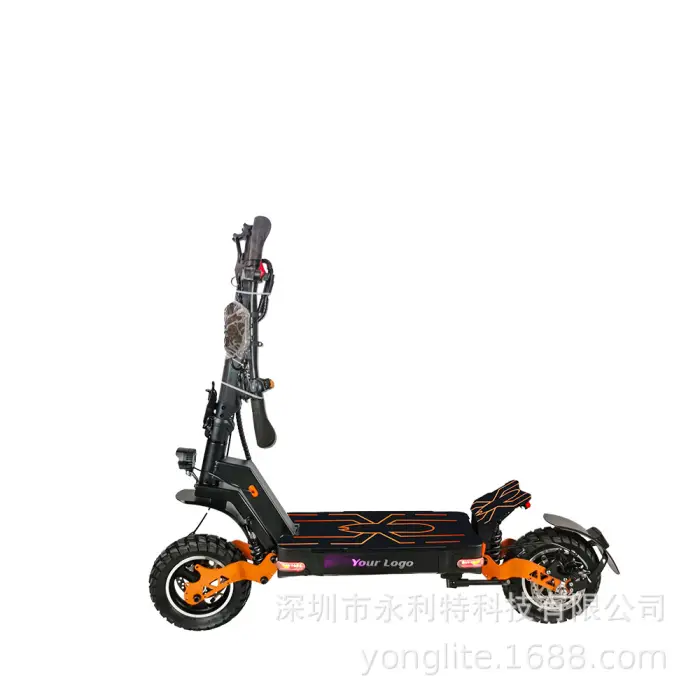 Adult 48V High-power Folding Electric Scooter Самокат Электрический Взрослый Long-range Trottinette Electric Scooter — image 5