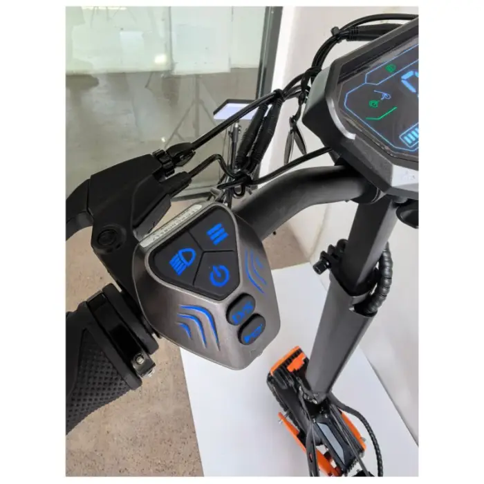 Dual-shock Absorption Off-road E Scooter Adult Vehicle 48V High-power Folding Electric Scooter Long Range سكوتر الكهربائيه — image 6