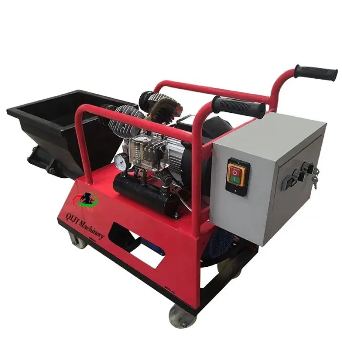 220V Electric Cement Sprayer Machine with Reliable Motor for Construction Sites 30m Maximum Horizontal Conveying Distance — image 3