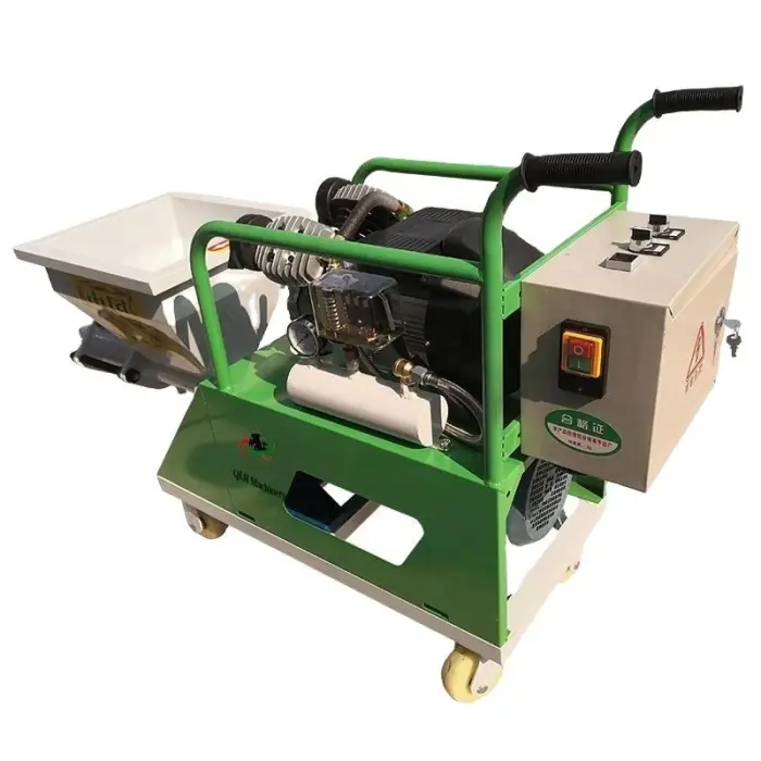 220V Electric Cement Sprayer Machine with Reliable Motor for Construction Sites 30m Maximum Horizontal Conveying Distance — image 4