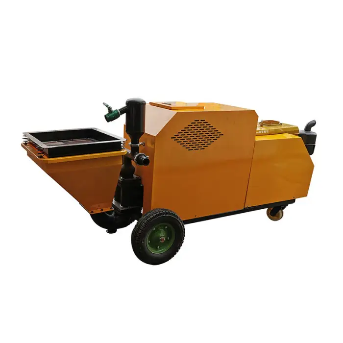 Mobile diesel Powered Mortar Spraying Machine Cement Sprayer Used for Construction Mortar Machinery on Site — image 3