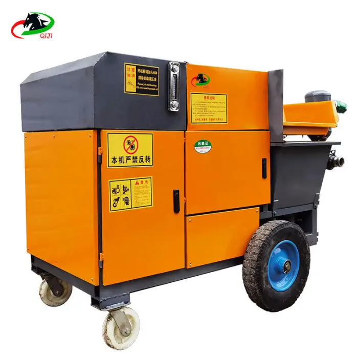 High Power Concrete Mortar Cement Mixer Plastering Spray Grouting Machine Grout Pump Construction Machinery — image 3