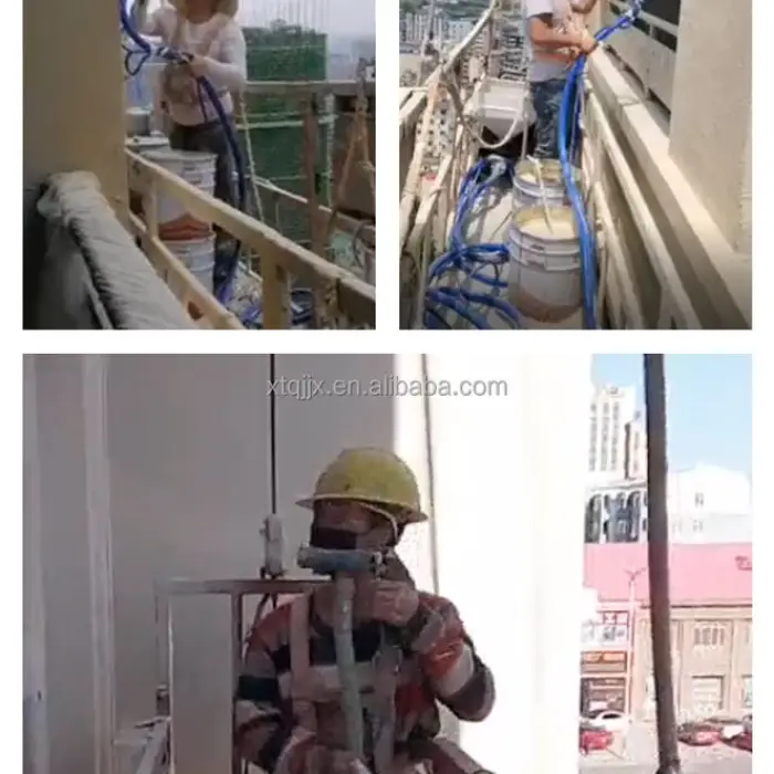 High Power Concrete Mortar Cement Mixer Plastering Spray Grouting Machine Grout Pump Construction Machinery — image 6