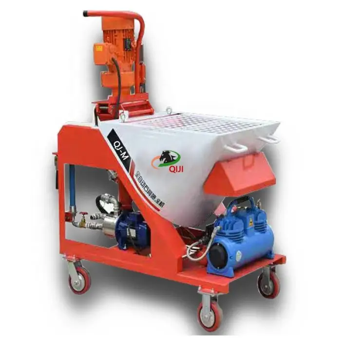 Automatic Plaster Spraying Machine Dry Powder Putty Mixing Plaster Wall Machine — image 4