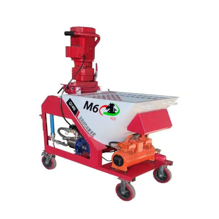 Automatic Plaster Spraying Machine Dry Powder Putty Mixing Plaster Wall Machine — image 5