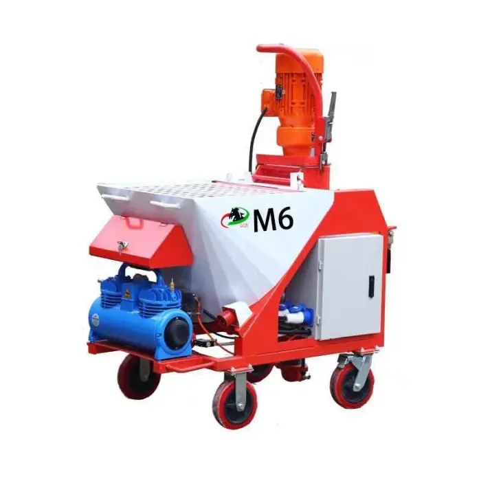 Automatic Plaster Spraying Machine Dry Powder Putty Mixing Plaster Wall Machine — image 6