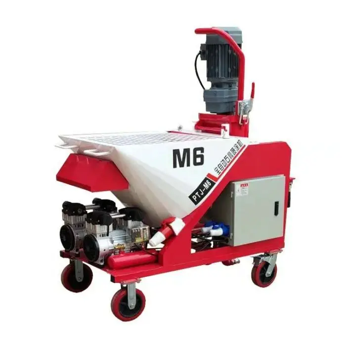 Automatic Plaster Spraying Machine Dry Powder Putty Mixing Plaster Wall Machine — image 7