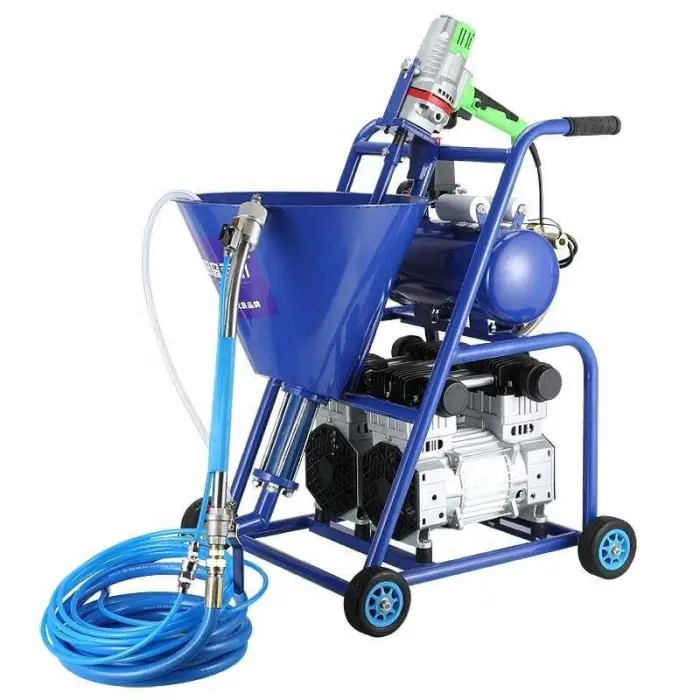 New Type of Fully Automatic Real Stone Paint Spraying Machine Gypsum Putty Spraying Machine — image 4