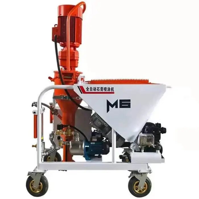 High Quality New Design Fully Automatic Wall Plaster Gypsum Spraying Machine for Sale Price — image 3
