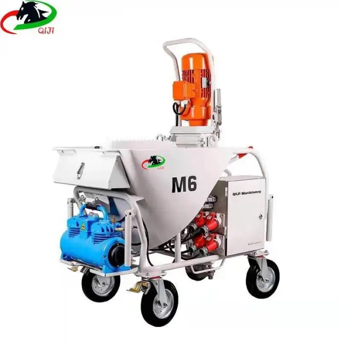High Quality New Design Fully Automatic Wall Plaster Gypsum Spraying Machine for Sale Price — image 4