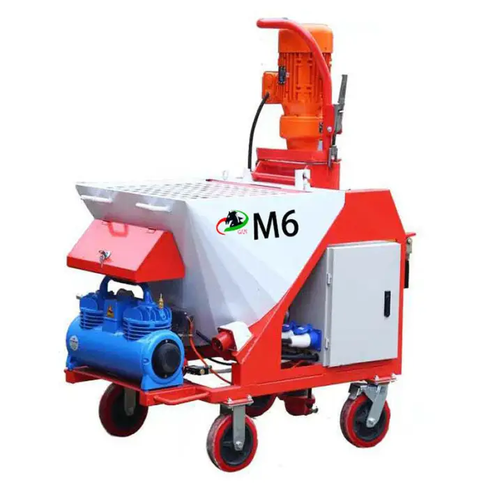 High Quality New Design Fully Automatic Wall Plaster Gypsum Spraying Machine for Sale Price — image 5