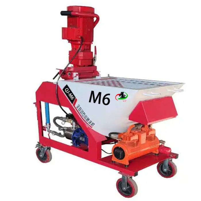 High Quality New Design Fully Automatic Wall Plaster Gypsum Spraying Machine for Sale Price — image 6
