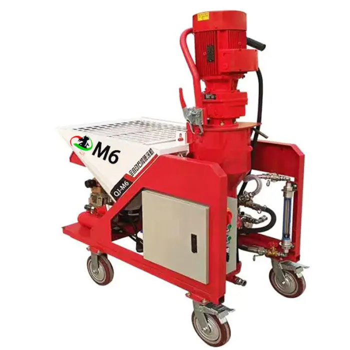 High Quality New Design Fully Automatic Wall Plaster Gypsum Spraying Machine for Sale Price — image 7