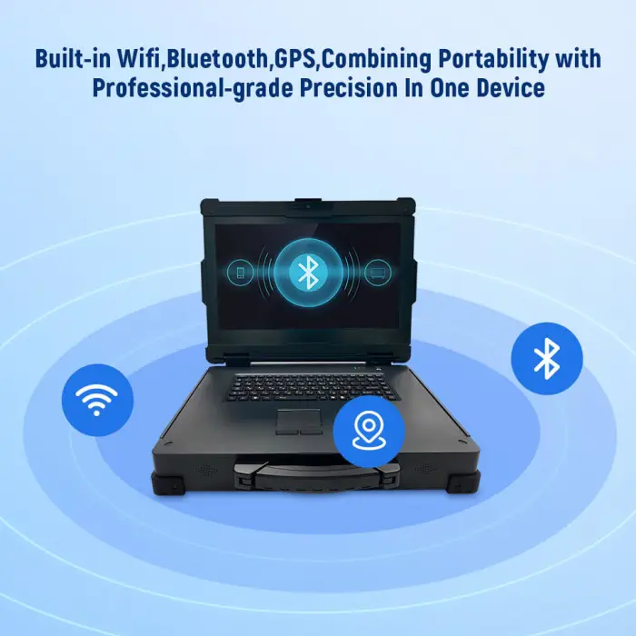 Custom OEM 15.6 Inch IP65 Waterproof Core i7 i9 16GB RAM Industrial Windows Dual-screen Portable Rugged Laptop Computer PC — image 6