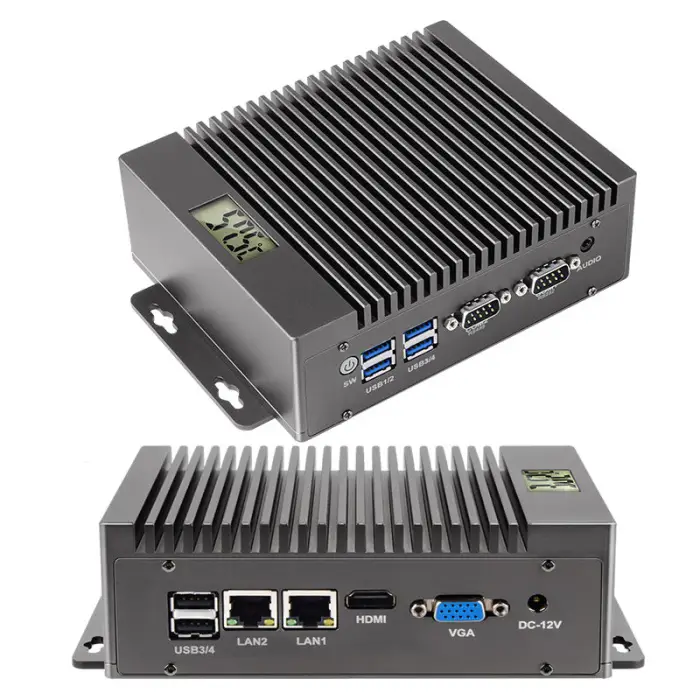 OEM & ODM Fanless Mini PCS with Core I3 I5 I7 I9 8GB 16GB RAM Industria Outdoor Mini Server PC for Embedded Control — image 3