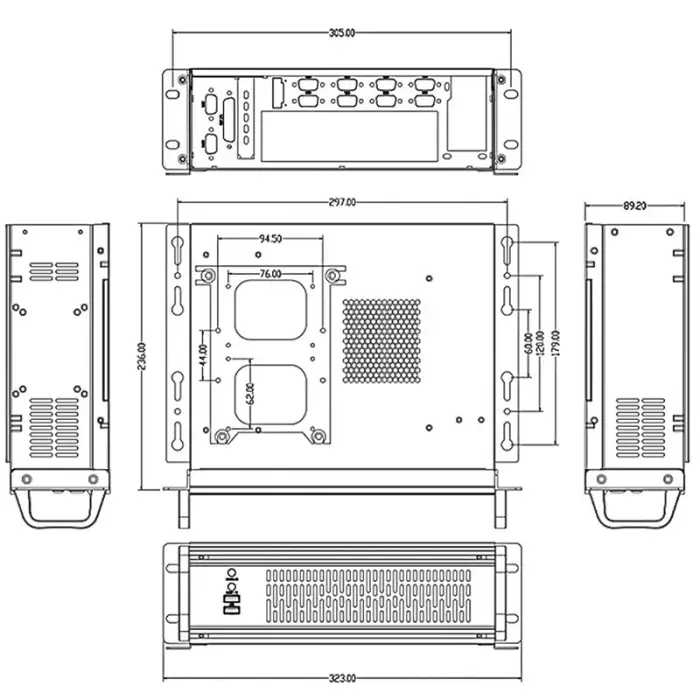 64GB Memory 128GB Storage Domestic Processor Desktop Industrial Computer PC with Rich Interfaces — image 7