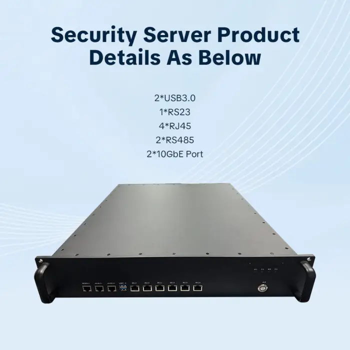 10 Ports 1U Rack Firewall with 6 Gigabit Industrial Networking USB Router VPN Server for Data Center — image 6