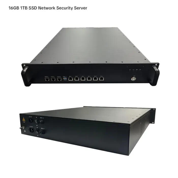 10 Ports 1U Rack Firewall with 6 Gigabit Industrial Networking USB Router VPN Server for Data Center — image 7