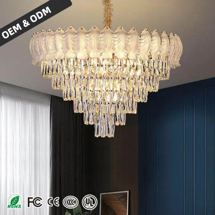 Pendant Lamp for Kitchen Over the Table Nordic Luxury Dining Room Crystal Chandelier Indoor Kitchen Island Crystal Hanging Lamp — image 3