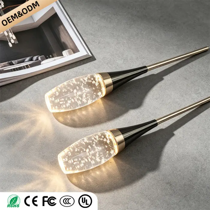 Modern Staircase Pendant Light Luxury Villa Attic Restaurant Suspended Ceiling Ceiling Light Designer Crystal Pendant Light — image 6