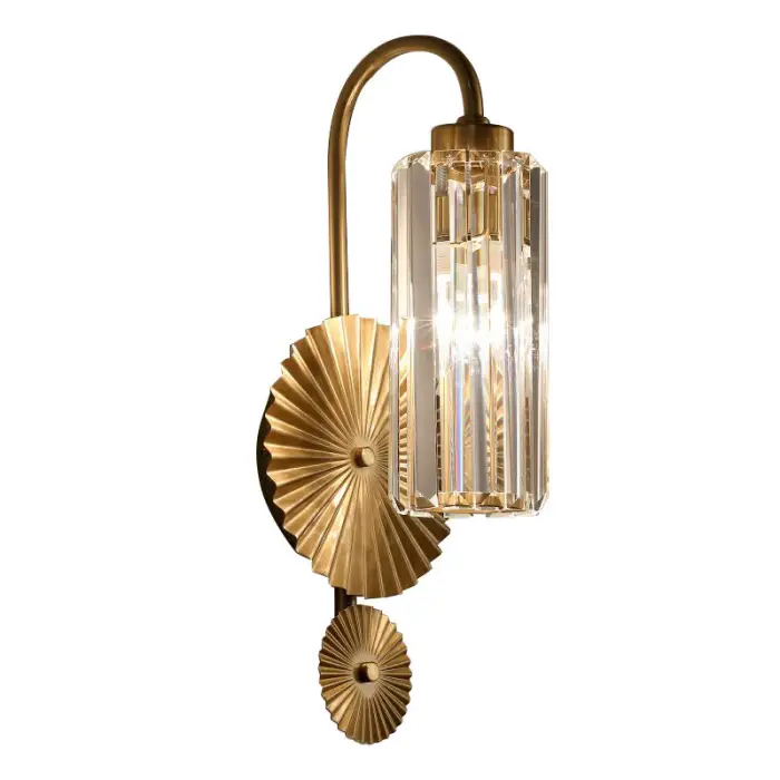 Light Luxury Crystal Wall Lamp Bedroom Bedside Wall Lamps for Living Room Stairs Lighting Home Indoor Decor Wall Lamp — image 3