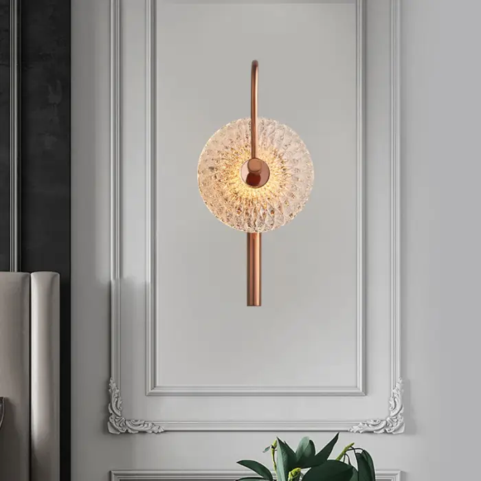 Modern Led Wall Lamp Modern Simple Design LED Wall Lamp Hotel Corridor Luster Bedroom Bedside Background Wall Light — image 3